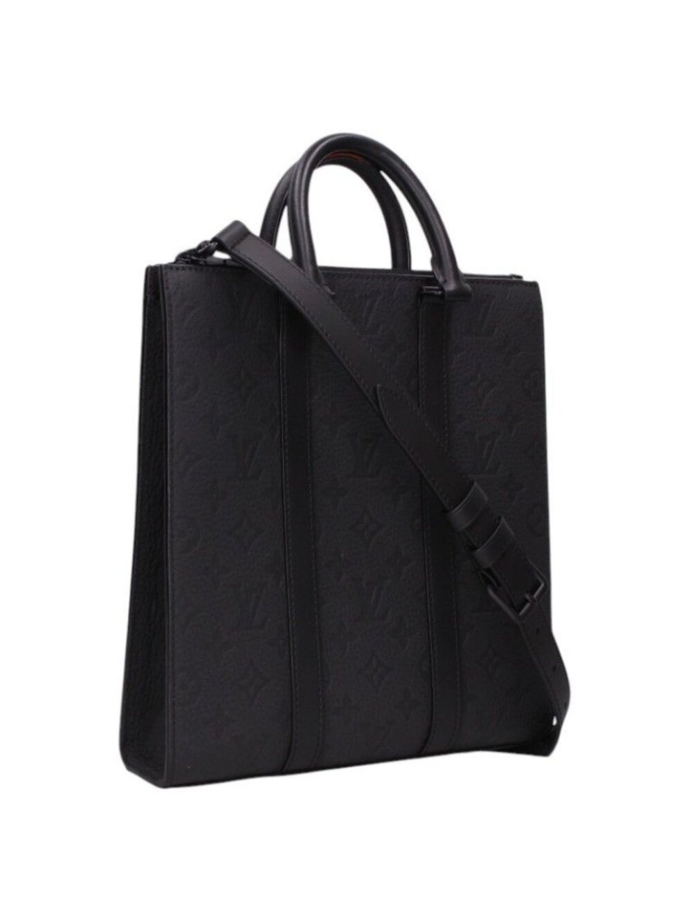 Louis Vuitton Taurillon Monogram Sac Plat Cross Leather 2-Way Shoulder Bag